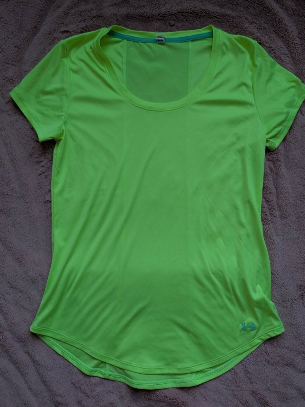 Under Armour Florescent Yellow Athletic Top Women's Size Small